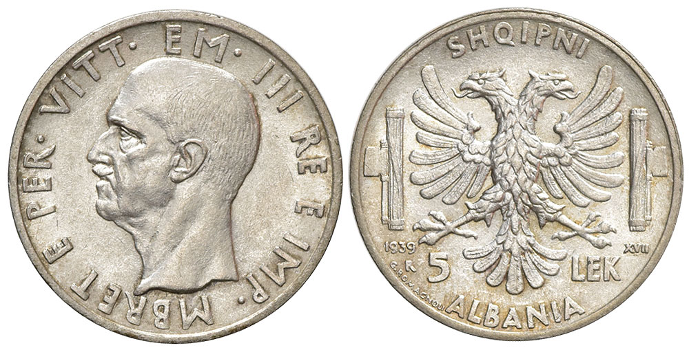 Albania Vittorio Emanuele 1939 