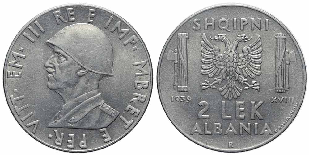 Albania Vittorio Emanuele 1939 