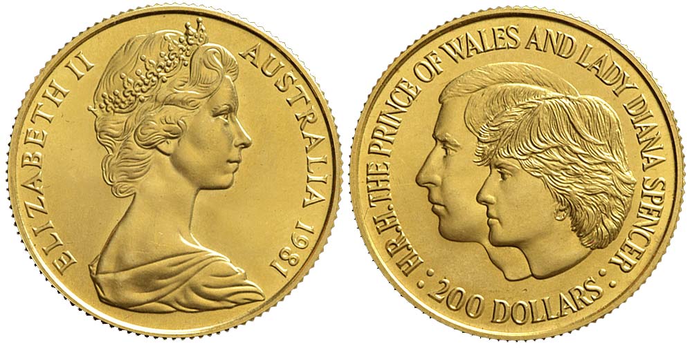 Australia Elizabeth Dollars 1981 Gold 