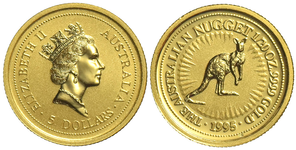 Australia Elizabeth Dollars 1995 Gold 
