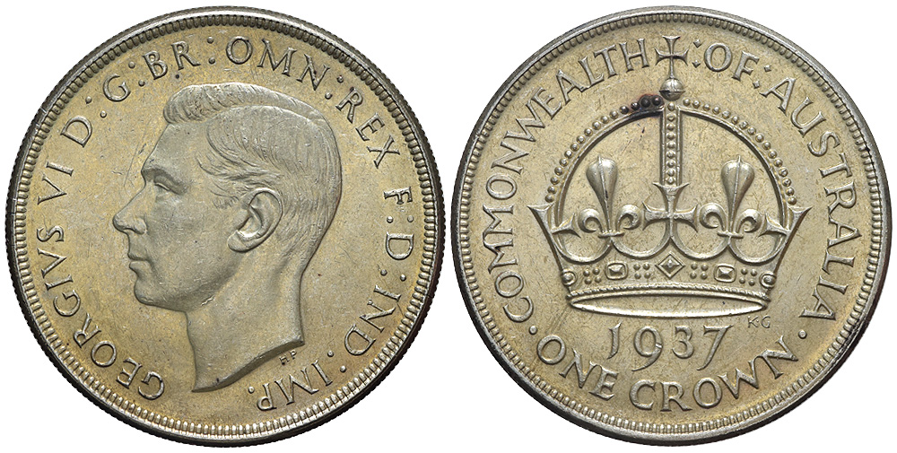 Australia George Crown 1937 