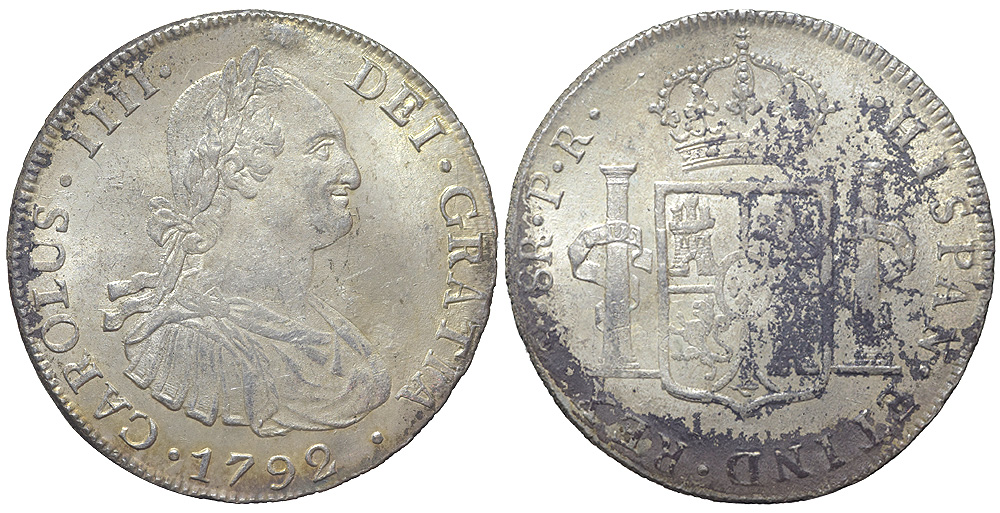 Bolivia Carlos Reales 1792 