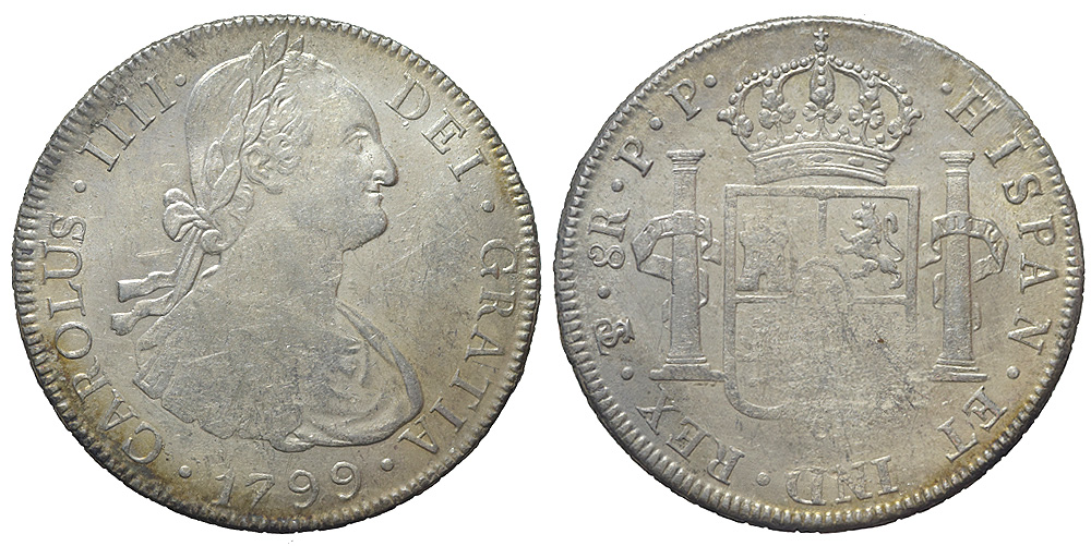 Bolivia Carlos Reales 1799 