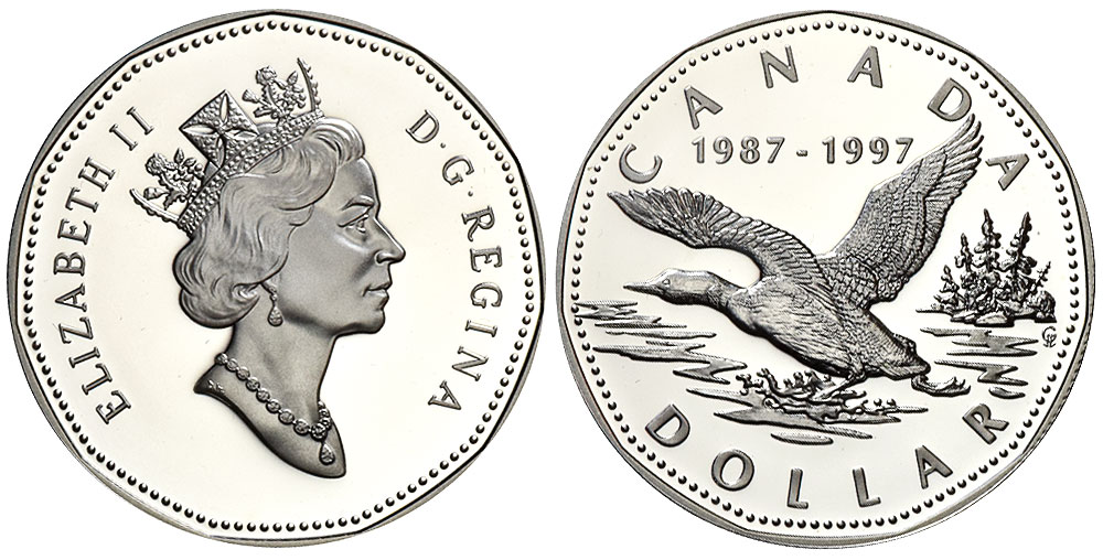 Canada Elizabeth Dollar 1997 