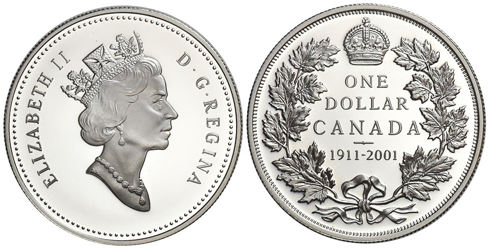 Canada Elizabeth Dollar 2001 