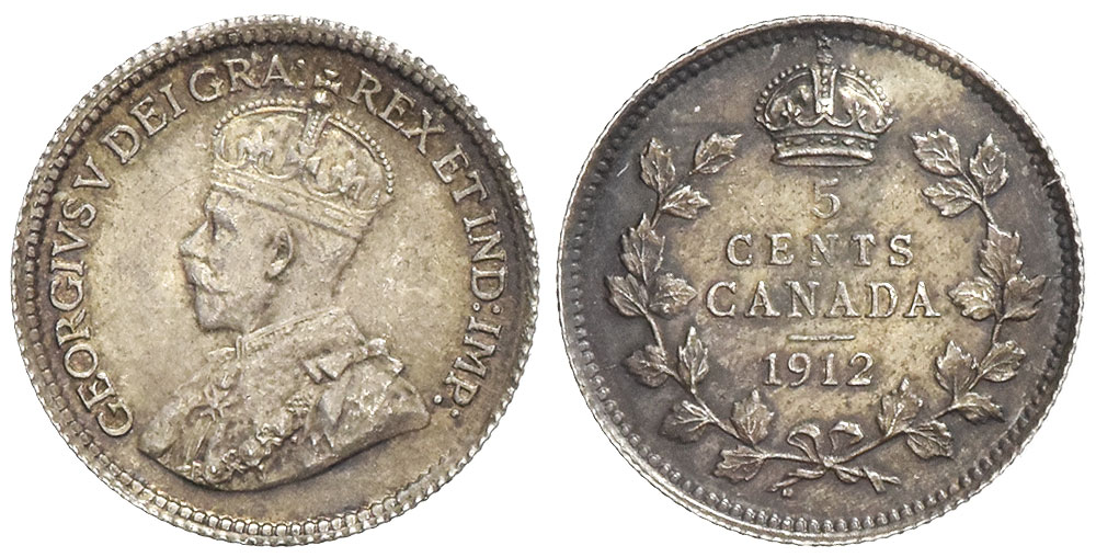 Canada George Cent 1912 