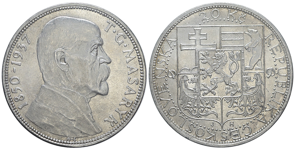 Czechoslovakia Republic Korun 1937 