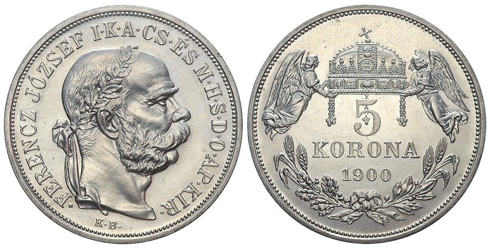 Hungary Franz Joseph Korona 1900 