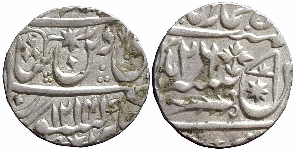 India Awadh Saadat Rupee 1214 