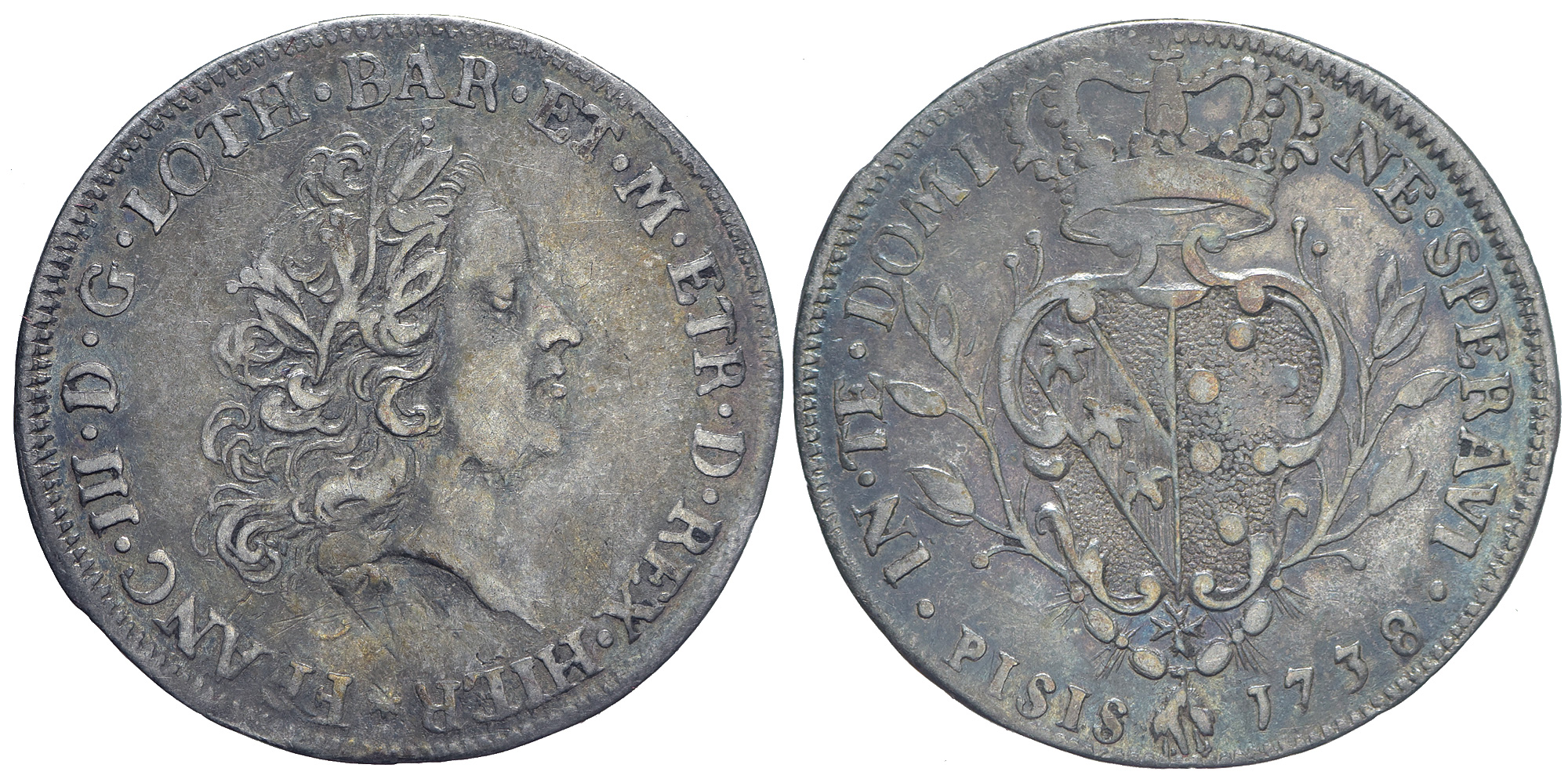 Italy Regional Mints Firenze Francesco Paolo 1738 