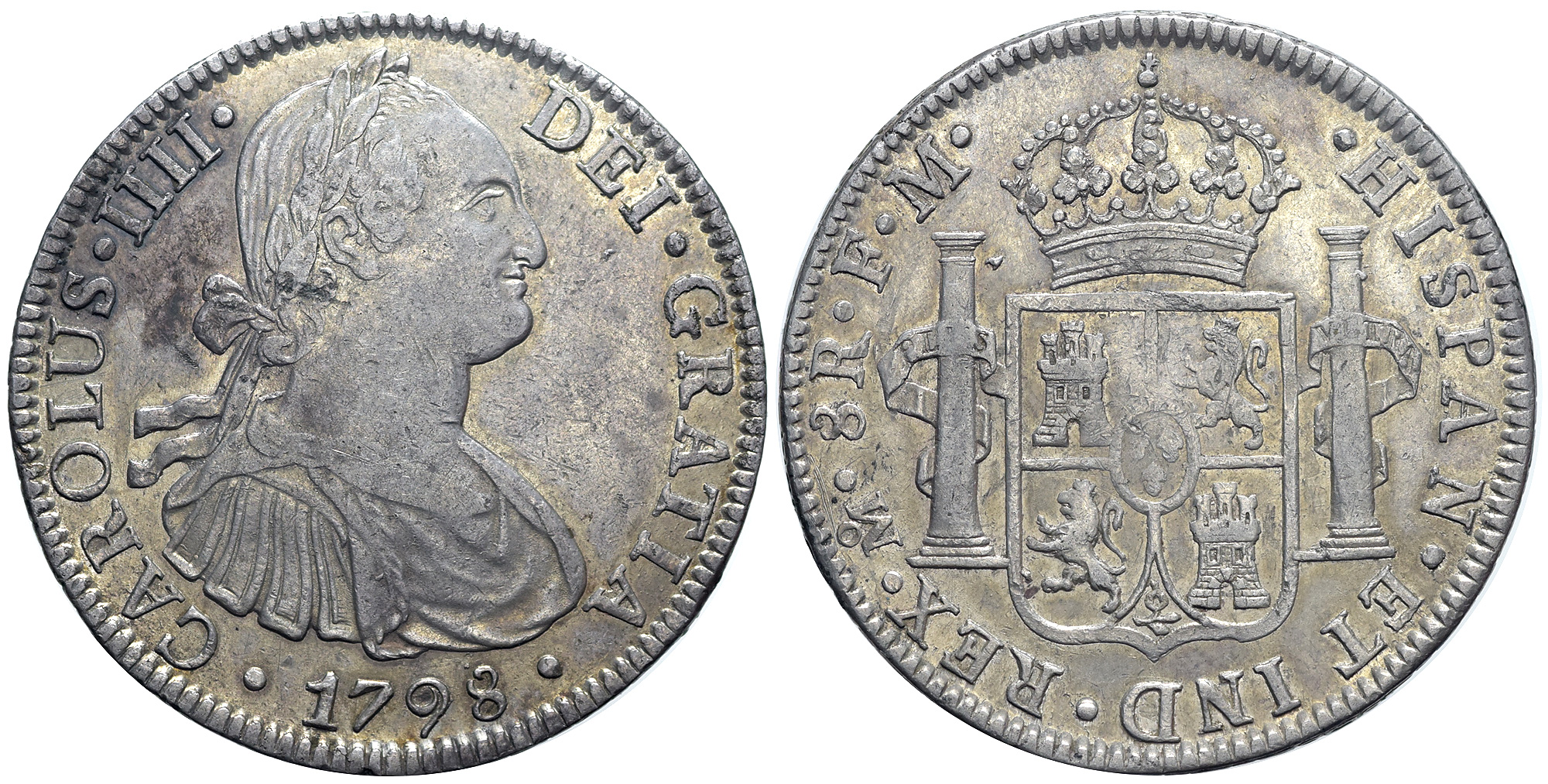 Mexico Carlos Reales 1798 
