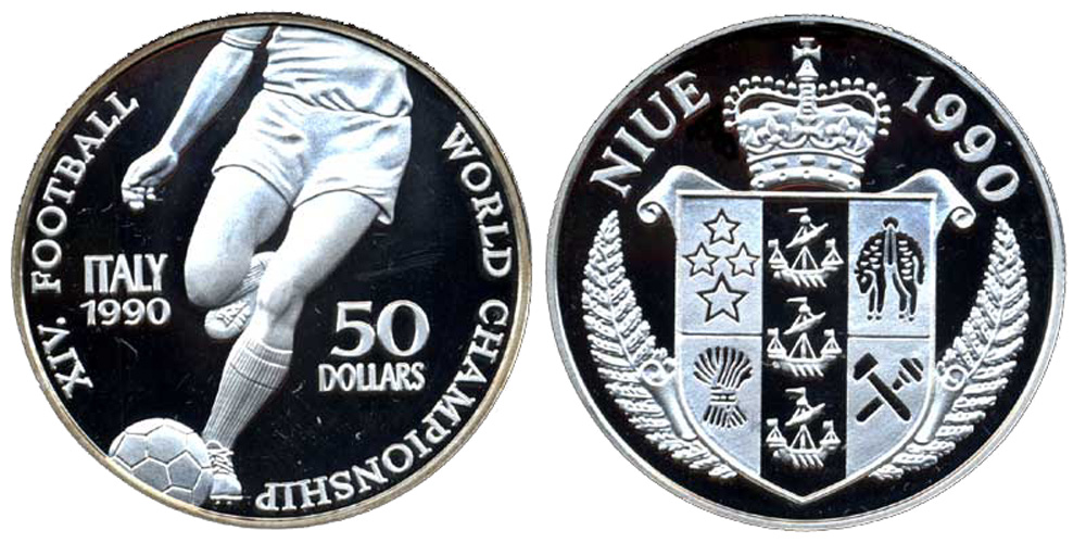 Niue Elizabeth Dollars 1990 
