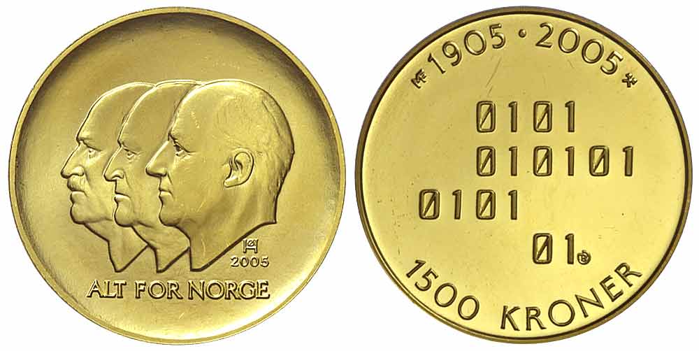 Norway Harald Kroner 2005 Gold 