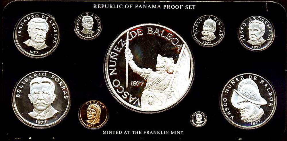 Panama Republic 1977 AgNi 