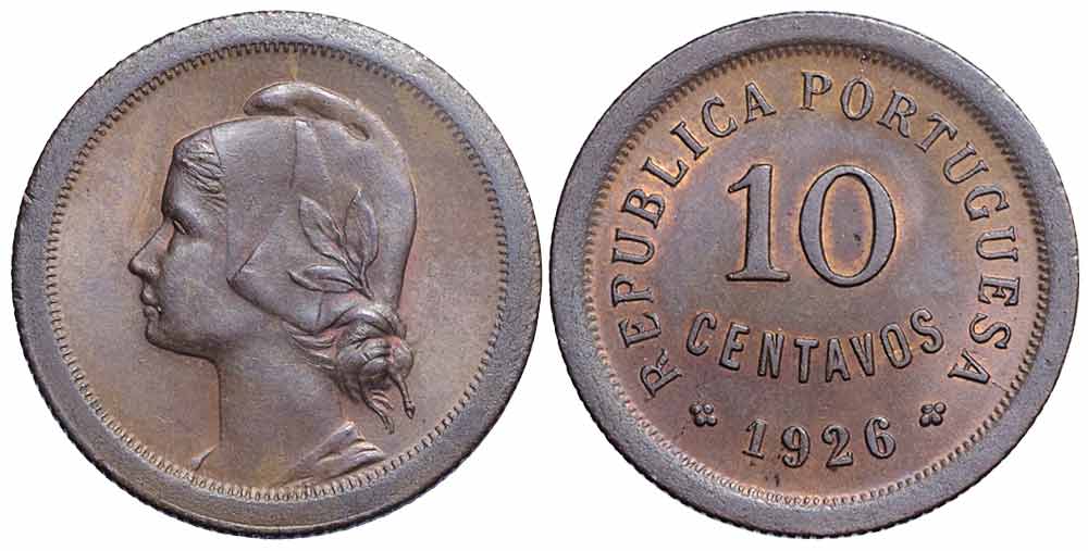 Portugal Republic Cent 1926 