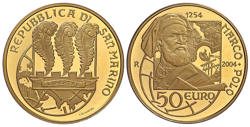 Marino Euro Coinage Euro 2004 Gold 