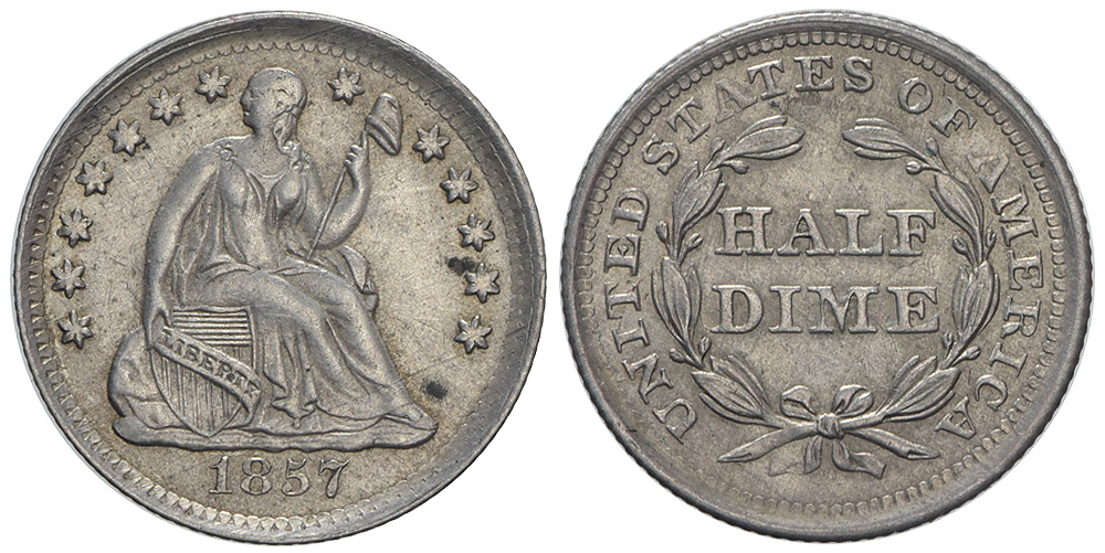 United States Cent 1857 