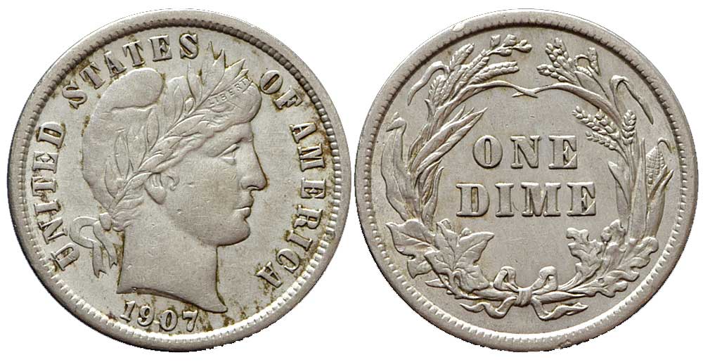 United States Cent 1907 