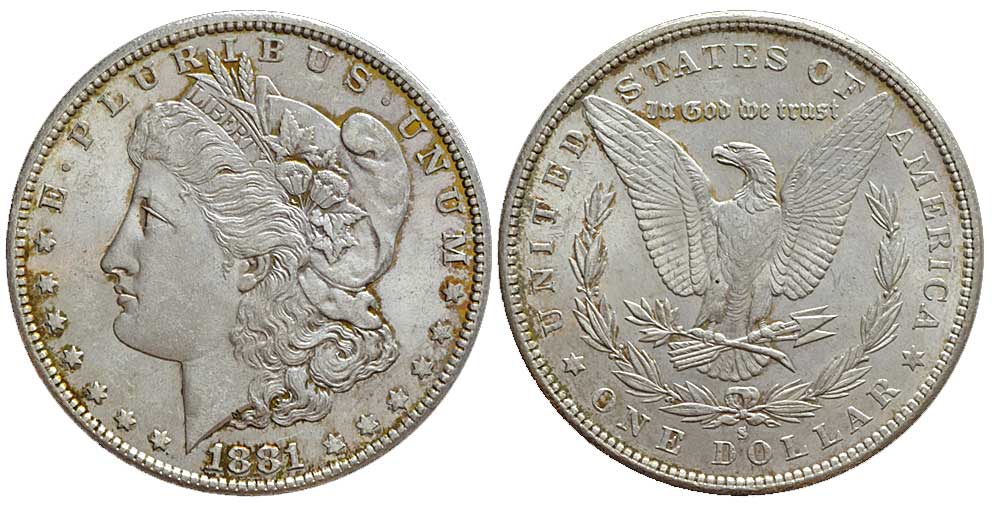 United States Dollar 1881 