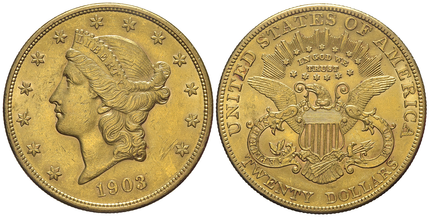 United States Dollars 1903 Gold 