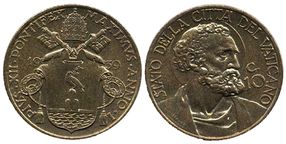 Vatican City Cent 1940 