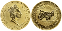 Australia-Elizabeth-II-Dollars-1989-Gold