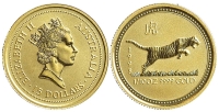 Australia-Elizabeth-II-Dollars-1998-Gold