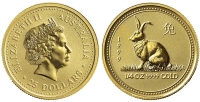 Australia-Elizabeth-II-Dollars-1999-Gold