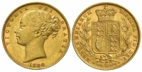 Australia-Victoria-Sovereign-1884-Gold