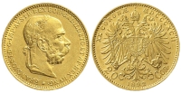 Austria-Franz-Joseph-I-Corona-1892-Gold