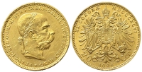 Austria-Franz-Joseph-I-Corona-1896-Gold