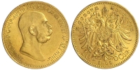 Austria-Franz-Joseph-I-Corona-1909-Gold