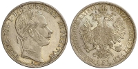 Austria-Franz-Joseph-I-Florin-1860-AR
