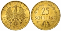 Austria-Republic-Schilling-1929-Gold