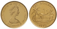 Bahamas-Elizabeth-II-Dollars-1972-Gold