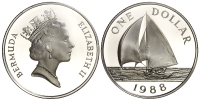 Bermuda-Elizabeth-II-Dollar-1988-AR
