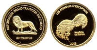 Congo-Democratic-Republic-Francs-2003-Gold