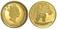 Cook-Islands-Elizabeth-II-Dollars-1995-Gold