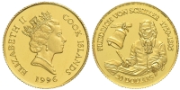 Cook-Islands-Elizabeth-II-Dollars-1996-Gold