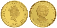 Cook-Islands-Elizabeth-II-Dollars-1997-Gold