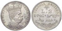 Eritrea-Colonial-Coinage-Umberto-I-Lire-1896-AR