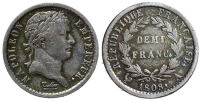 France-Napoleon-I-as-Emperor-Franc-1808-AR
