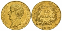 France-Napoleon-as-Consul-Francs-AN-12-Gold