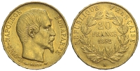France-Second-Republic-Francs-1852-Gold