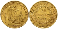 France-Third-Republic-Francs-1878-Gold