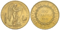 France-Third-Republic-Francs-1906-Gold