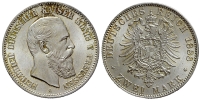 Germany-Prussia-Friedrich-III-Mark-1888-AR