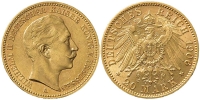 Germany-Prussia-Wilhelm-II-Mark-1906-Gold