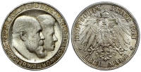 Germany-Wurttemberg-Wilhelm-II-Mark-1911-AR