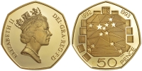 Great-Britain-Elizabeth-II-Pence-1992-Gold